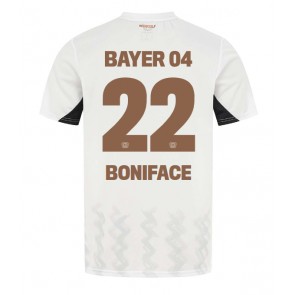 Billiga Bayer Leverkusen Victor Boniface #22 Bortatröja 2024-25 Kortärmad